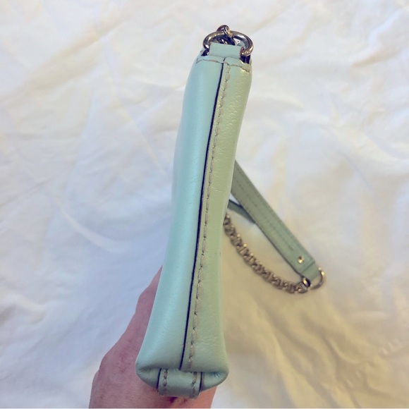 KATE SPADE Robins Egg Blue Leather Shoulder Bag - Picture 7 of 13